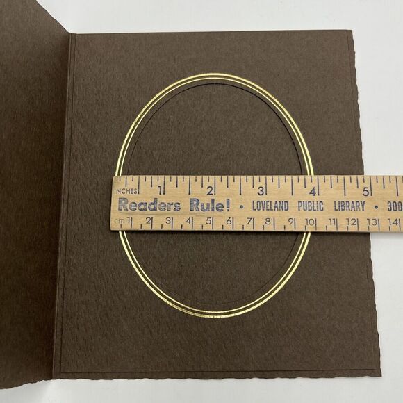 LARGE QUANTITY Tap LOOMIS Brown Cardboard 4x5 Oval Folders 5 Pounds Worth! - Picture 5 of 6